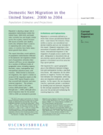 Domestic Net Migration in the United States: 2000 to 2004