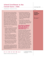 School Enrollment in the United States: 2006