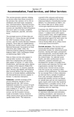 Section 27. Accommodation, Food Services, and Other Services