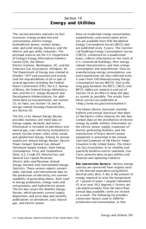 Section 19. Energy and Utilities