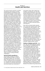 Section 3. Health and Nutrition