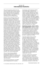 Section 30. International Statistics
