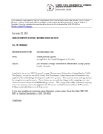 2010 Census Coverage Measurement Independent Listing Quality Profile
