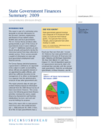 State Government Finances Summary: 2009