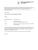 2010 Decennial Applicant, Personnel, and Payroll System (DAPPS) Assessment Report