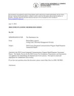 2010 Census Integrated Communications Program Rapid Response Assessment Report