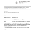 2010 Census Field Office Administration and Payroll Assessment