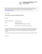 2010 Census New Construction Assessment Report