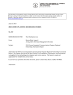 2010 Census Integrated Communications Program Regional Partnership Assessment Report