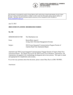 2010 Census Integrated Communications Program Portrait of America Road Tour Assessment Report