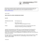 Assessment for the 2010 Census Coverage Measurement Final Housing Unit Matching and Followup Operations