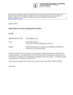 2010 Census Integrated Communications Program Mail Response Rates/Take 10 Assessment Report