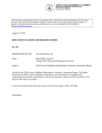 2010 Census Telephone Questionnaire Assistance Assessment Report