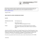 2010 Census Address List Update Program for Service-Based Enumeration, Group Homes, and Carnival Locations Assessment Report