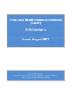 Small Area Health Insurance Estimates (SAHIE): 2010 Highlights
