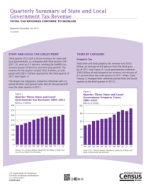 Quarterly Summary of State and Local Government Tax Revenue