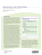 Remarriage in the United States