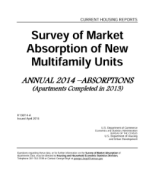 Market Absorption of Apartments Annual: 2014 Absorptions