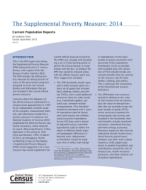The Supplemental Poverty Measure: 2014