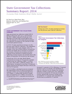 State Government Tax Collections Summary Report: 2014
