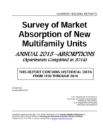 Market Absorption of Apartments: 2015 Characteristic Report