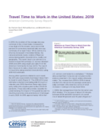 travel time to work in the united states 2019