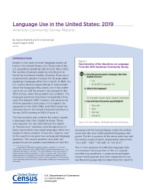 Language Use in the United States: 2019