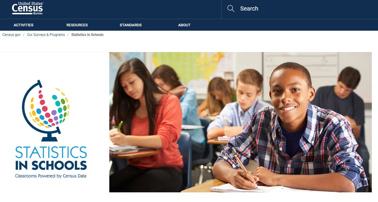 Statistics in Schools homepage