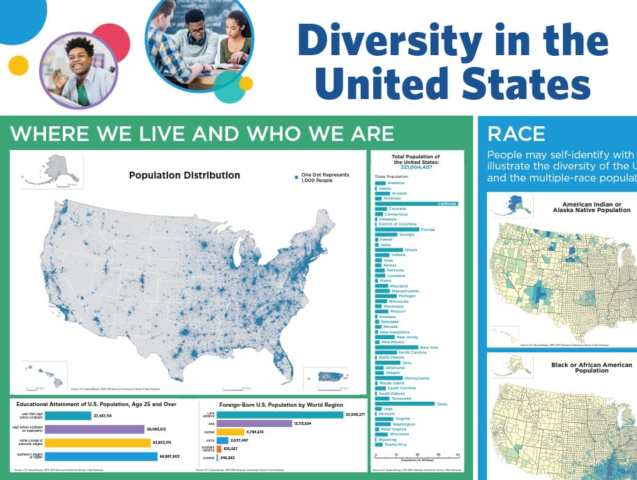 Statistics in Schools: Diversity Maps