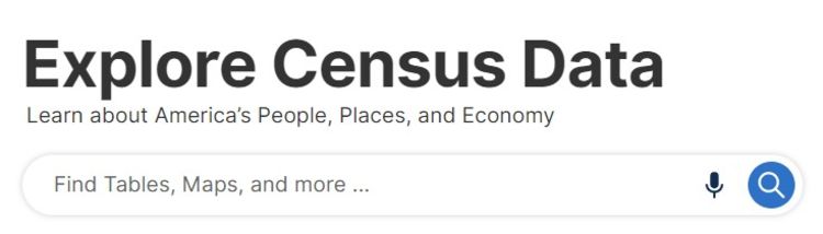 Explore data.census.gov