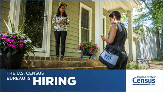 The U.S. Census Bureau is Hiring