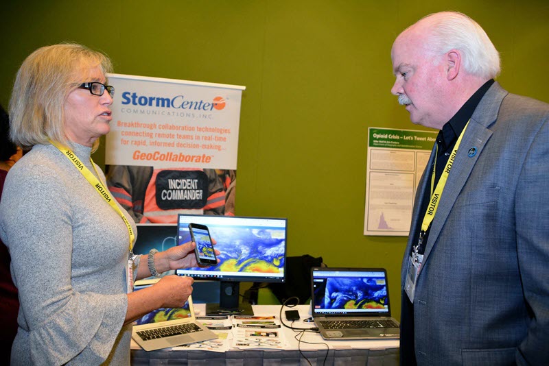At The Opportunity Project Demo Day GeoCollaborate® demonstrates a system that provides real-time data visualization and data sharing.