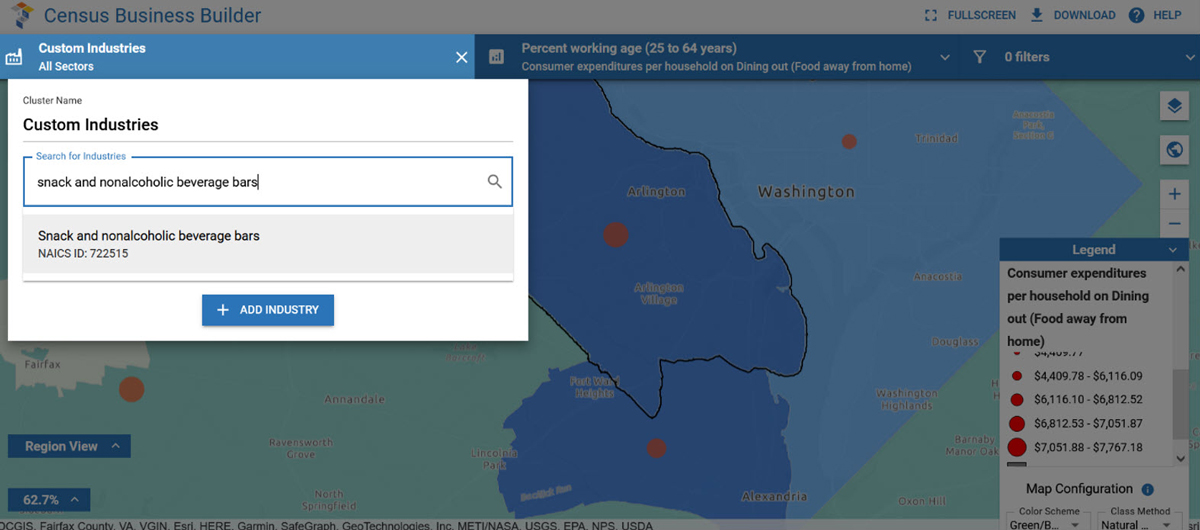 Figure 3: Census Business Builder Version 5.1