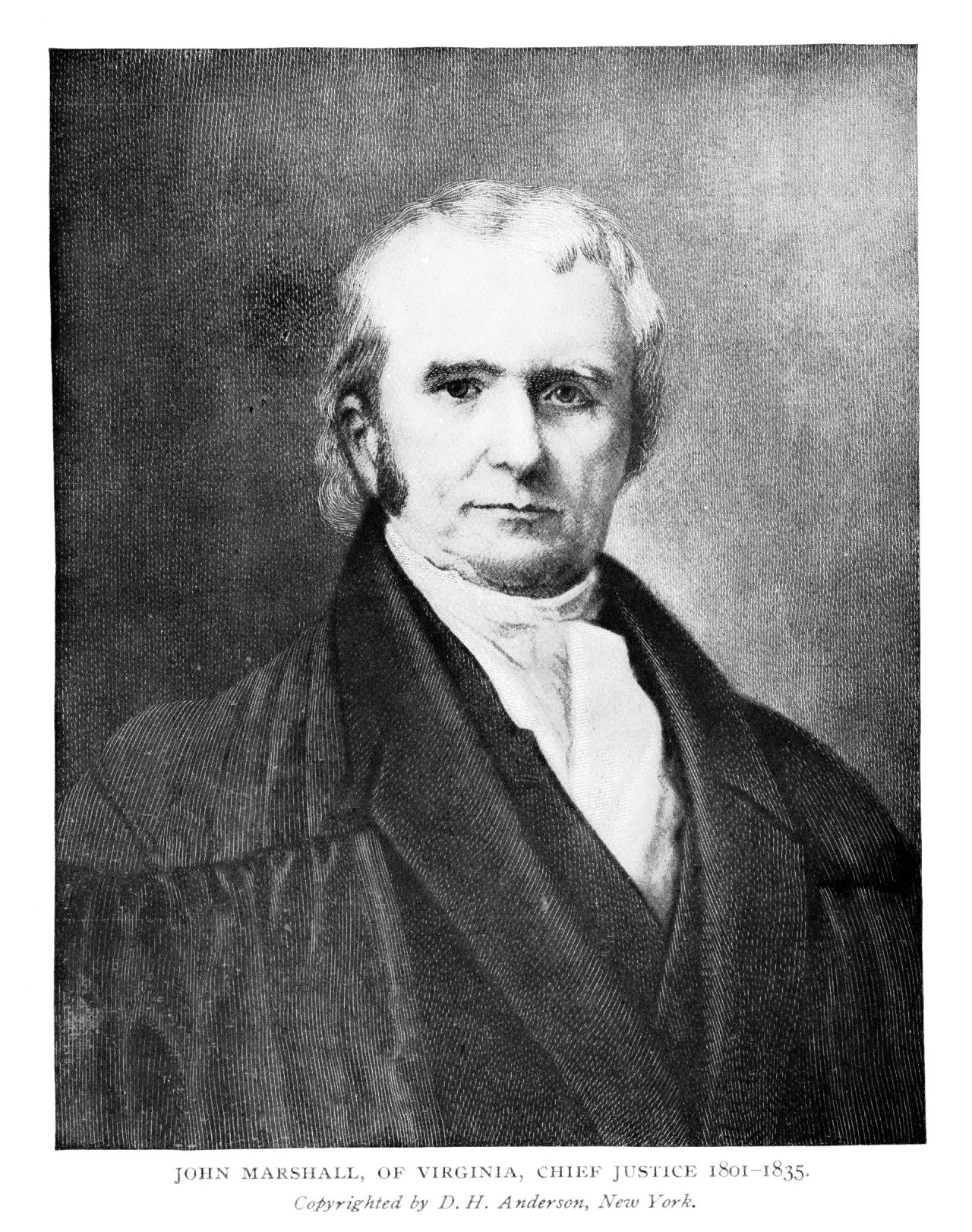 John Marshall Portrait, Chief Justice of United States Supreme Court 