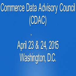 Commerce Data Advisory Council (CDAC): Ian Kalin & Mark Doms