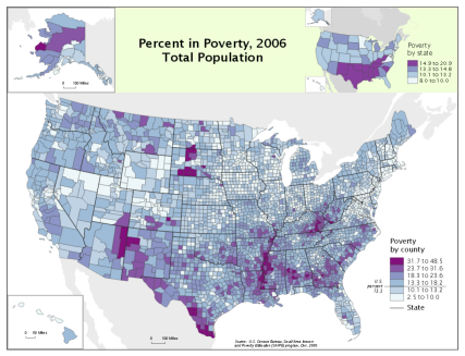 Percent in Poverty, 2006 Total Population