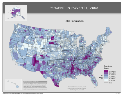 Percent in Poverty, 2008