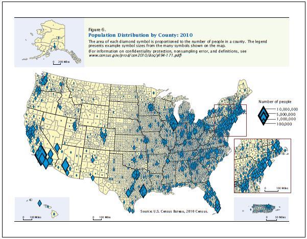 Population Distribution and Change: 2000 to 2010