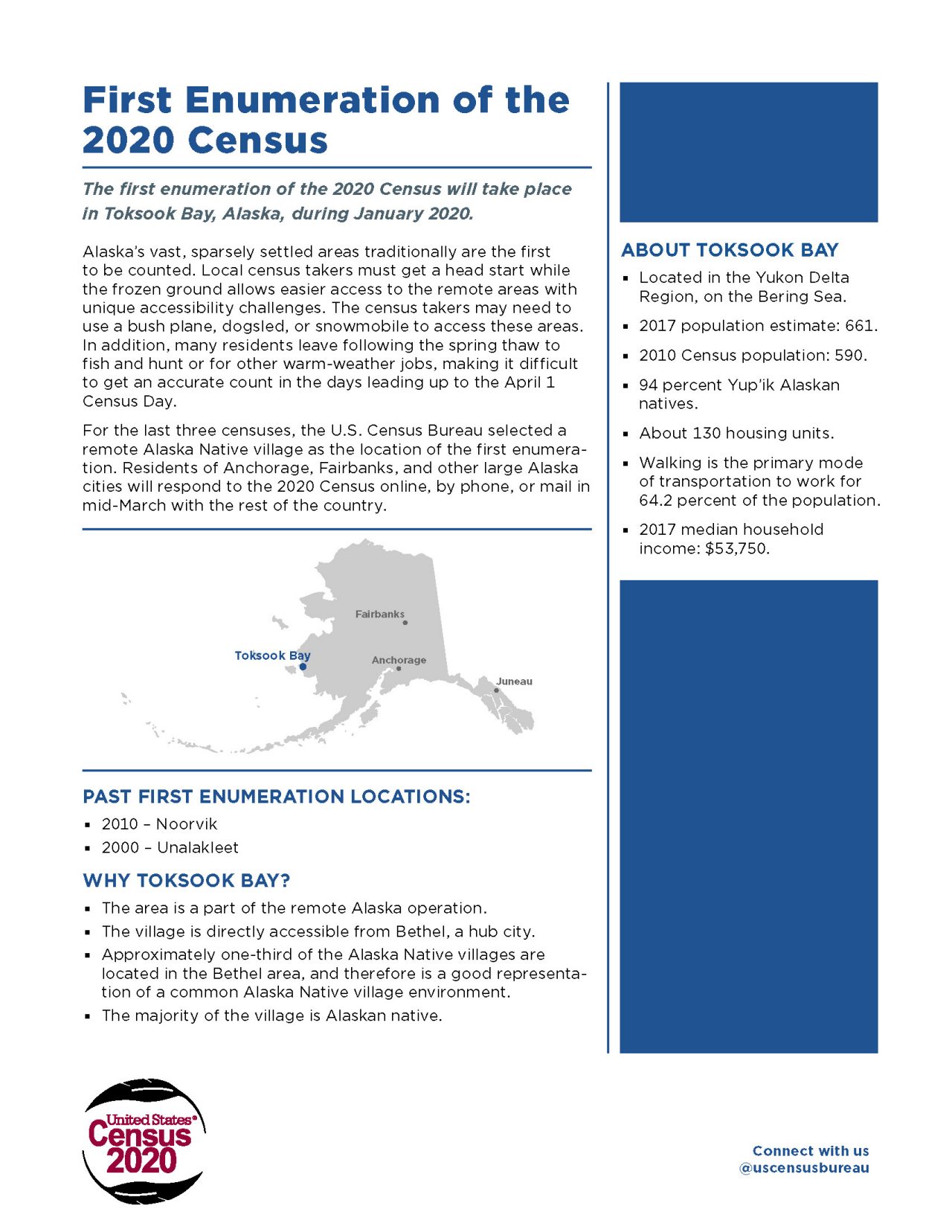 Fact Sheet: First Enumeration of the 2020 Census (Page 1)