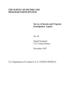 Survey of Income and Program Participation Update