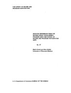 Income Survey Development Program (ISDP) and Survey of Income and Program Participation (SIPP):  Selected References