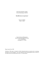 Who Fills Out the Census Form?