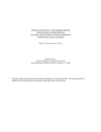 Aspects of Survey and Model-Based Postcensal Estimation of Income and Poverty Characteristics for States and Counties