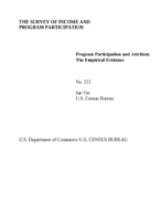 Program Participation and Attrition: The Empirical Evidence