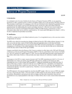 Proposal for Incentives in the 1999 SPD