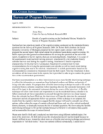 Results of cognitive testing on the Residential History Module for the Survey of Program Dynamics 2000