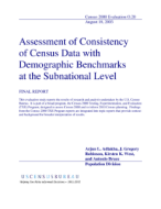  Assessment of Consistency of Census Data with Demographic Benchmarks at the Subnational Level