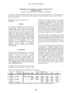 Methodology for the Production of American Community Survey Multi-year Estimates