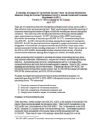 Evaluating the Impact of ASEC Unrestricted Income Values on Distribution Measures