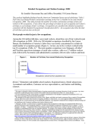 Detailed Occupations and Median Earnings: 2008